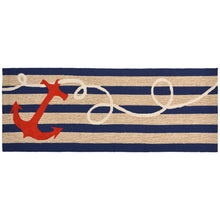 Load image into Gallery viewer, Liora Manne Frontporch Anchor Indoor Outdoor Area Rug Navy