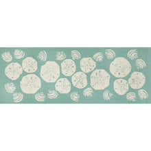 Load image into Gallery viewer, Liora Manne Frontporch Shell Toss Indoor Outdoor Area Rug Aqua