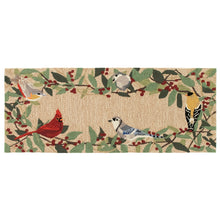 Load image into Gallery viewer, Liora Manne Frontporch Bird Border Indoor Outdoor Area Rug Natural