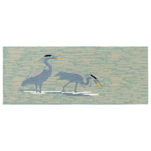 Load image into Gallery viewer, Liora Manne Frontporch Blue Heron Indoor Outdoor Area Rug Lake