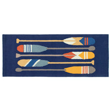 Load image into Gallery viewer, Liora Manne Frontporch Paddles Indoor Outdoor Area Rug Navy