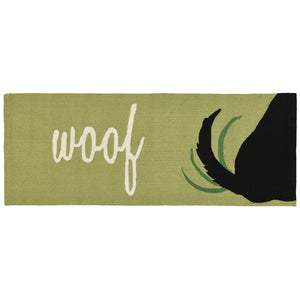 Liora Manne Frontporch Woof Indoor Outdoor Area Rug Green