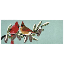 Load image into Gallery viewer, Liora Manne Frontporch Cardinals Indoor Outdoor Area Rug Sky