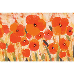 Liora Manne Illusions Poppies Indoor Outdoor Mat Red