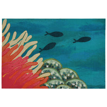Load image into Gallery viewer, Liora Manne Illusions Reef &amp; Fish Indoor Outdoor Mat Coral