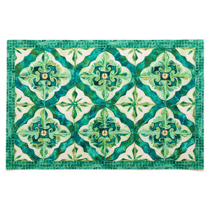 Liora Manne Illusions Madrid Indoor Outdoor Area Mat Emerald