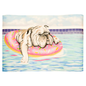 Liora Manne Illusions Pool Dog Indoor Outdoor Mat Blue