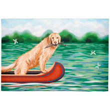 Load image into Gallery viewer, Liora Manne Illusions Lake Dog Indoor Outdoor Mat Green