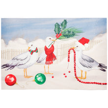Load image into Gallery viewer, Liora Manne Illusions Peck The Halls Indoor Outdoor Mat Snow