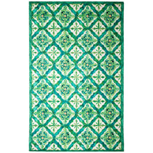 Load image into Gallery viewer, Liora Manne Illusions Madrid Indoor Outdoor Area Mat Emerald