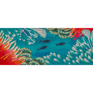 Liora Manne Illusions Reef & Fish Indoor Outdoor Mat Coral