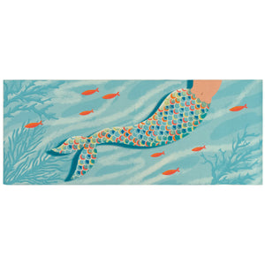 Liora Manne Illusions Mermaid At Heart Indoor Outdoor Mat Ocean