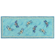 Load image into Gallery viewer, Liora Manne Illusions Dragonflies Indoor Outdoor Mat Lagoon