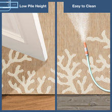 Load image into Gallery viewer, Liora Manne Carmel Coral Border Indoor Outdoor Area Rug Sand
