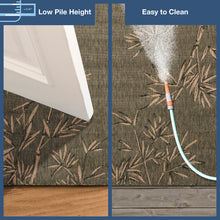 Load image into Gallery viewer, Liora Manne Carmel Bamboo Border Indoor Outdoor Area Rug Green