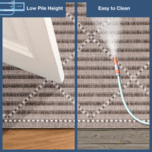 Load image into Gallery viewer, Liora Manne Malibu Checker Diamond Indoor Outdoor Area Rug Neutral