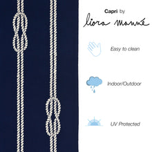 Load image into Gallery viewer, Liora Manne Capri Ropes Indoor Outdoor Area Rug Navy