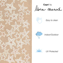 Load image into Gallery viewer, Liora Manne Capri Starfish Indoor Outdoor Area Rug Neutral