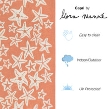 Load image into Gallery viewer, Liora Manne Capri Starfish Indoor Outdoor Area Rug Coral