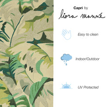 Load image into Gallery viewer, Liora Manne Capri Palm Leaf Indoor Outdoor Area Rug Green