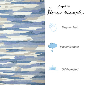 Liora Manne Capri Cloud Indoor Outdoor Area Rug Soft Blue