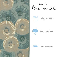 Load image into Gallery viewer, Liora Manne Capri Pleated Inkcap Indoor Outdoor Area Rug Aqua