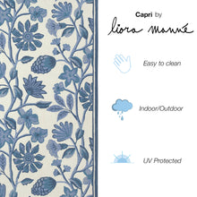 Load image into Gallery viewer, Liora Manne Capri Floral Vine Indoor Outdoor Area Rug Blue