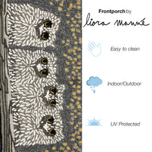 Load image into Gallery viewer, Liora Manne Frontporch Owls Indoor Outdoor Area Rug Night