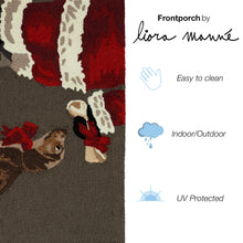 Load image into Gallery viewer, Liora Manne Frontporch Good Dog Indoor Outdoor Area Rug Grey
