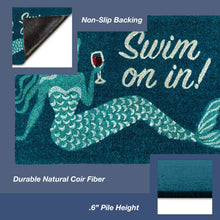 Load image into Gallery viewer, Liora Manne Natura Swim On In Outdoor Door Mat Ocean