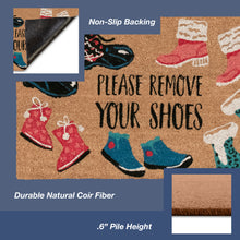 Load image into Gallery viewer, Liora Manne Natura Winter Shoes Outdoor Door Mat Natural 1&#39;6&quot; x 2&#39;6&quot;