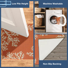 Load image into Gallery viewer, Liora Manne Esencia Coral Edge Indoor Outdoor Mat Sunset