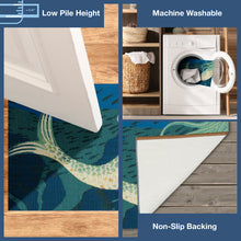 Load image into Gallery viewer, Liora Manne Esencia Mermaids Are Real Indoor Outdoor Mat Ocean