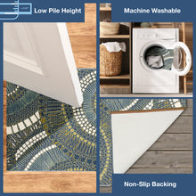 Load image into Gallery viewer, Liora Manne Esencia Circles Indoor Outdoor Mat Azure