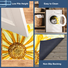 Load image into Gallery viewer, Liora Manne Illusions Sunflower Indoor Outdoor Mat Yellow