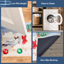 Load image into Gallery viewer, Liora Manne Illusions Peck The Halls Indoor Outdoor Mat Snow