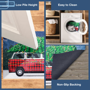 Liora Manne Illusions Unleashed Joy Indoor Outdoor Mat Navy