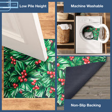 Load image into Gallery viewer, Liora Manne Illusions Holly Berry Indoor Outdoor Mat Green