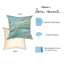 Load image into Gallery viewer, Liora Manne Illusions Mermaid At Heart Indoor Outdoor Decorative Pillow Ocean