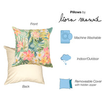 Load image into Gallery viewer, Liora Manne Illusions Paradise Indoor Outdoor Decorative Pillow Pastel