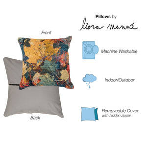 Liora Manne Marina Fall In Love Indoor Outdoor Decorative Pillow Multi