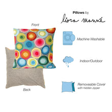 Load image into Gallery viewer, Liora Manne Visions II Puddle Dot Indoor Outdoor Decorative Pillow Multi