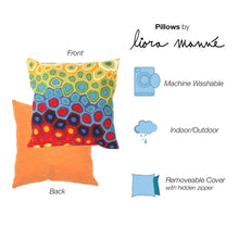 Load image into Gallery viewer, Liora Manne Visions III Pop Swirl Indoor Outdoor Decorative Pillow Multi