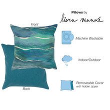 Load image into Gallery viewer, Liora Manne Visions IV Swell Indoor Outdoor Decorative Pillow Pool