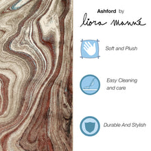 Load image into Gallery viewer, Liora Manne Ashford Agate Indoor Area Rug Red