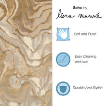 Load image into Gallery viewer, Liora Manne Soho Agate Indoor Area Rug Gold