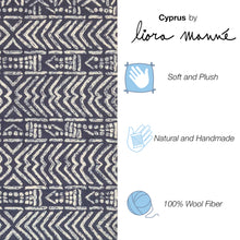 Load image into Gallery viewer, Liora Manne Cyprus Batik Indoor Area Rug Denim