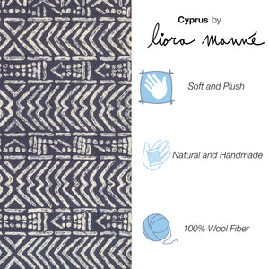 Liora Manne Cyprus Batik Indoor Area Rug Denim