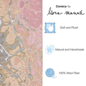 Liora Manne Corsica Water Indoor Area Rug Blush