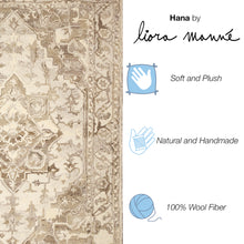 Load image into Gallery viewer, Liora Manne Hana Heriz Indoor Area Rug Natural